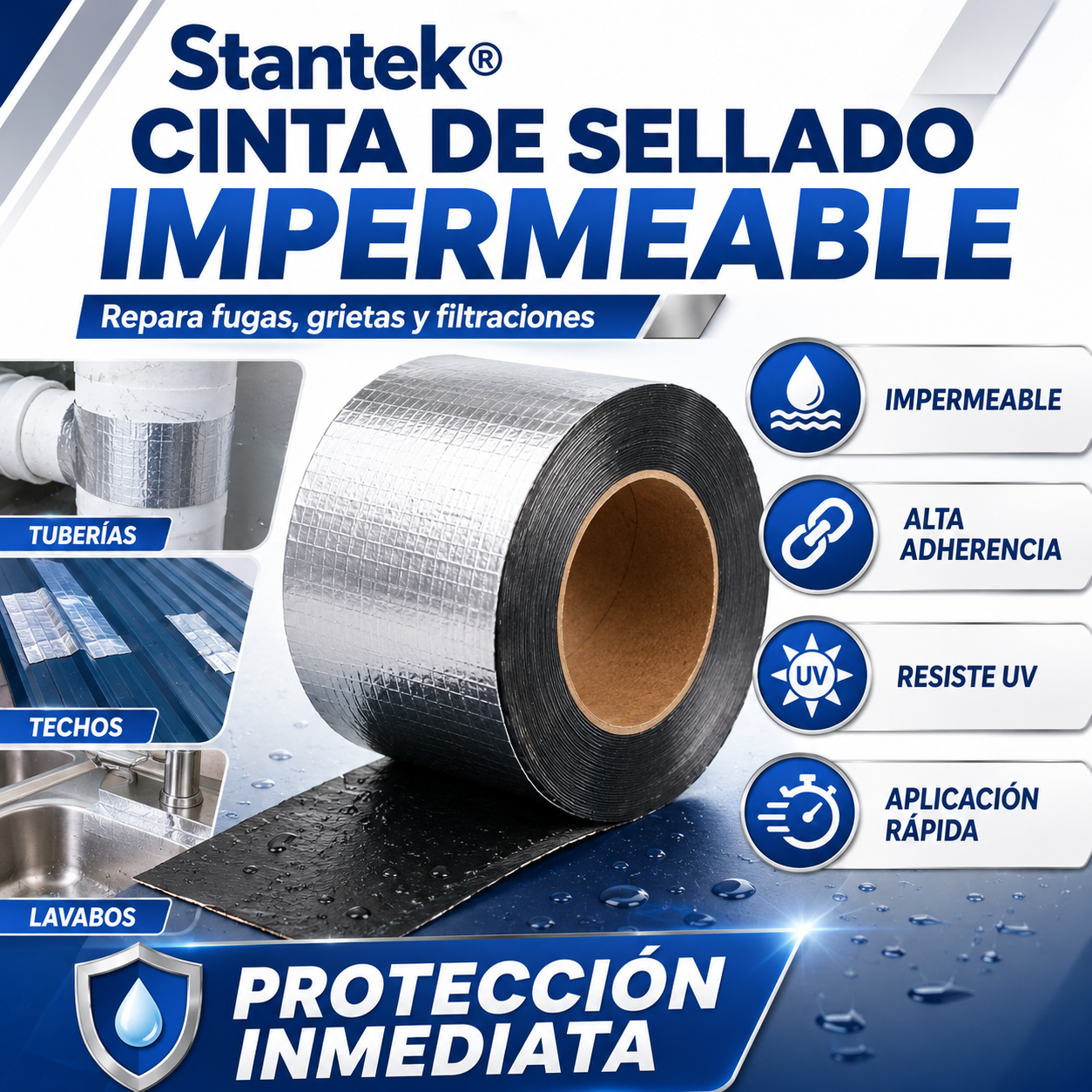Cinta Asfáltica Impermeable Stantek®